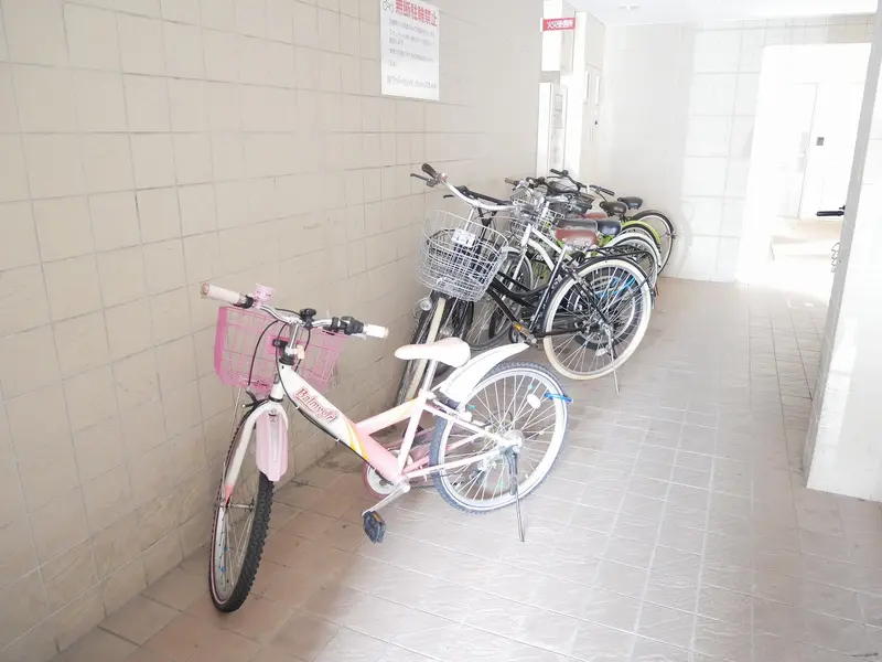 駐輪場☆70円/日のレンタサイクルもご利用下さい☆