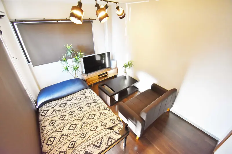 Kマンスリー高知駅南のお部屋です!広々としたお部屋です◎家具家電完備ですので手ぶらで泊まれちゃいます★