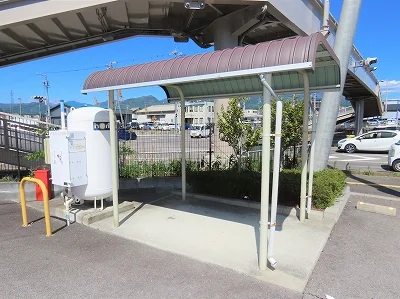 屋根付き駐輪場あり