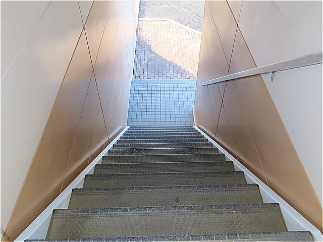 階段上からのアングルです