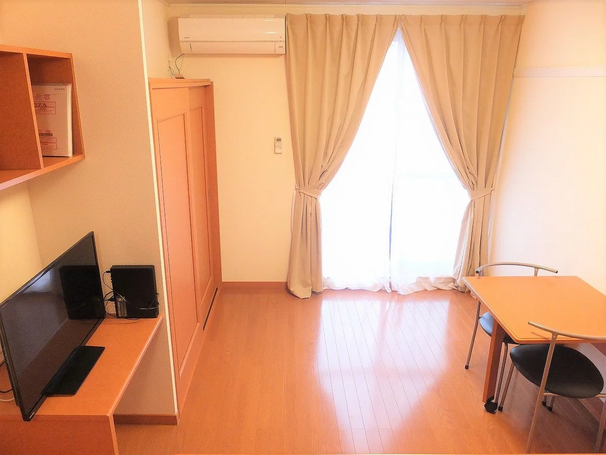 ベッドからのアングルです