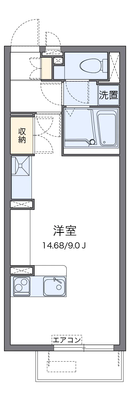 代表的な間取のため実際の間取とは異なる場合があります