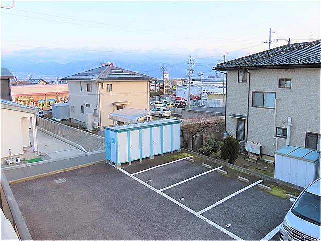 2階からのアングルです