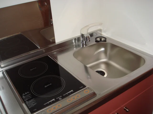 ２口電気コンロ