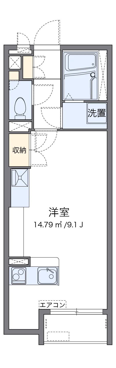 代表的な間取のため実際の間取とは異なる場合があります