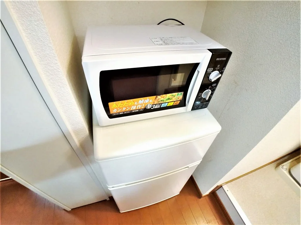 レンジと冷蔵庫