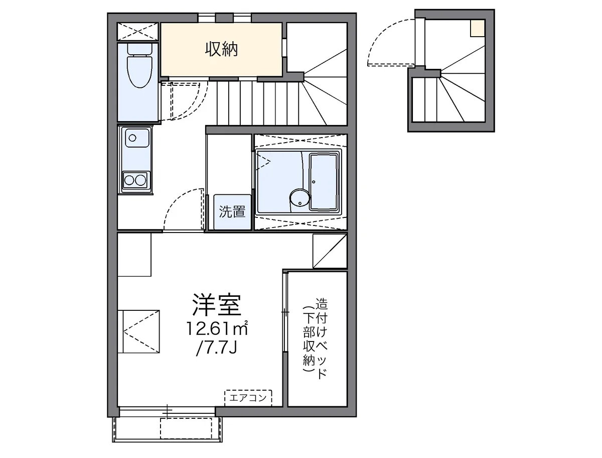 代表的な間取のため実際の間取とは異なる場合があります
