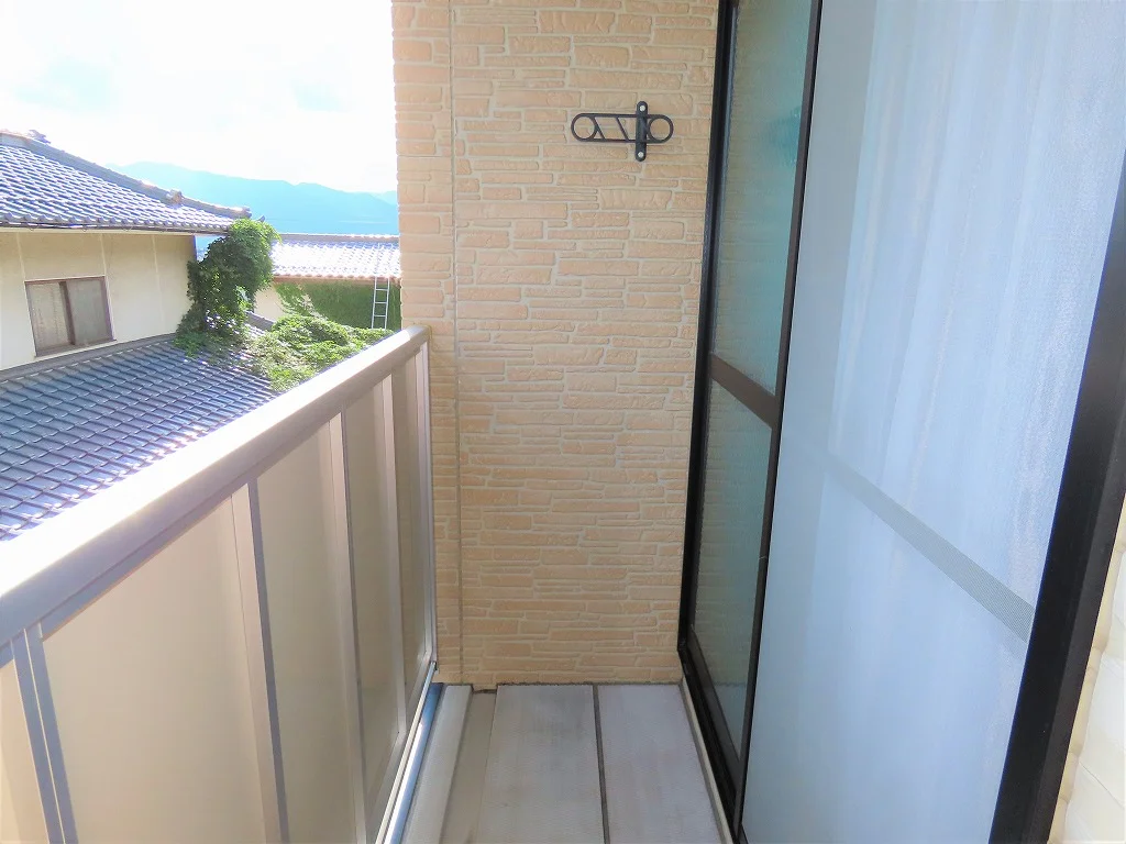 洗濯物を外干しできます