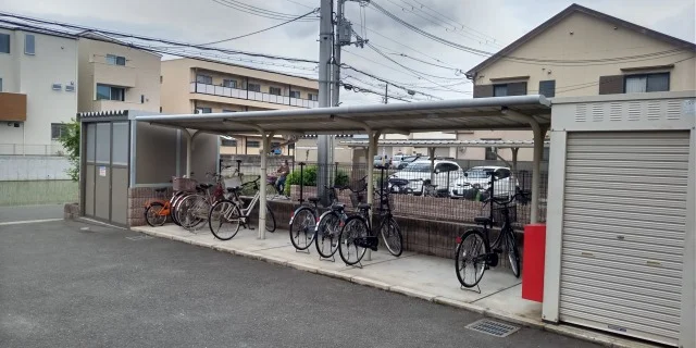 駐輪場です。