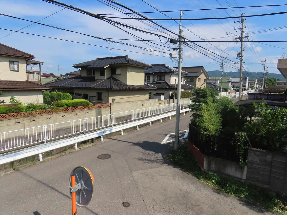 2階からのアングルです