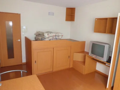 棚や収納がいっぱいです。