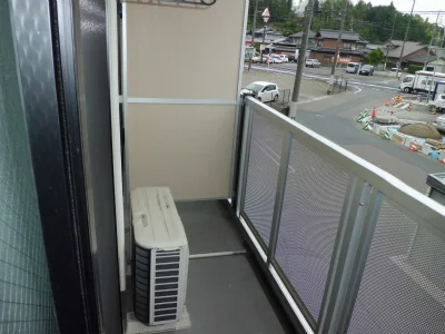 布団が干せるバルコニー。