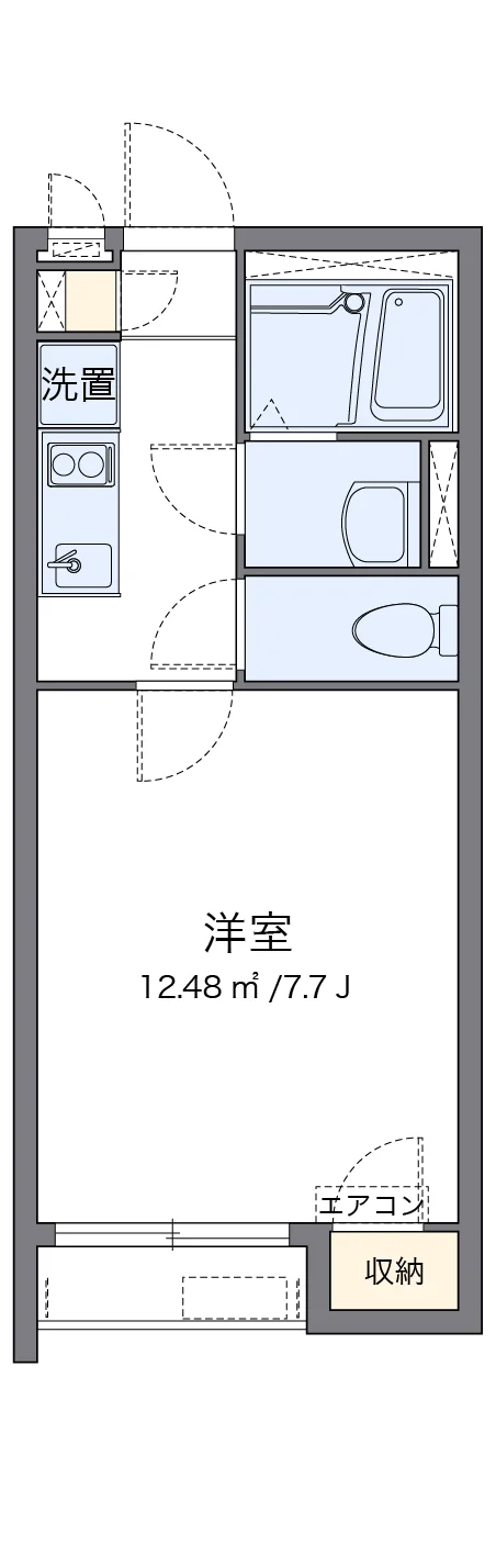 代表的な間取のため実際の間取とは異なる場合があります