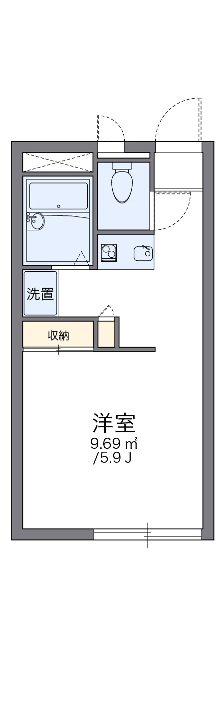 代表的な間取のため実際の間取とは異なる場合があります