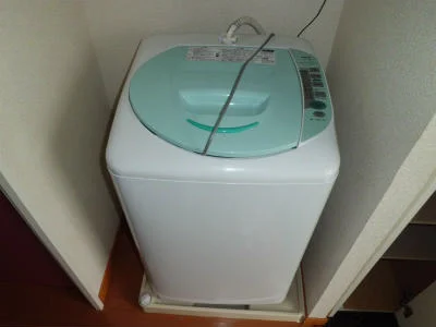 洗濯機付。