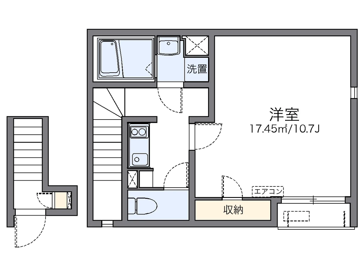 代表的な間取のため実際の間取とは異なる場合があります