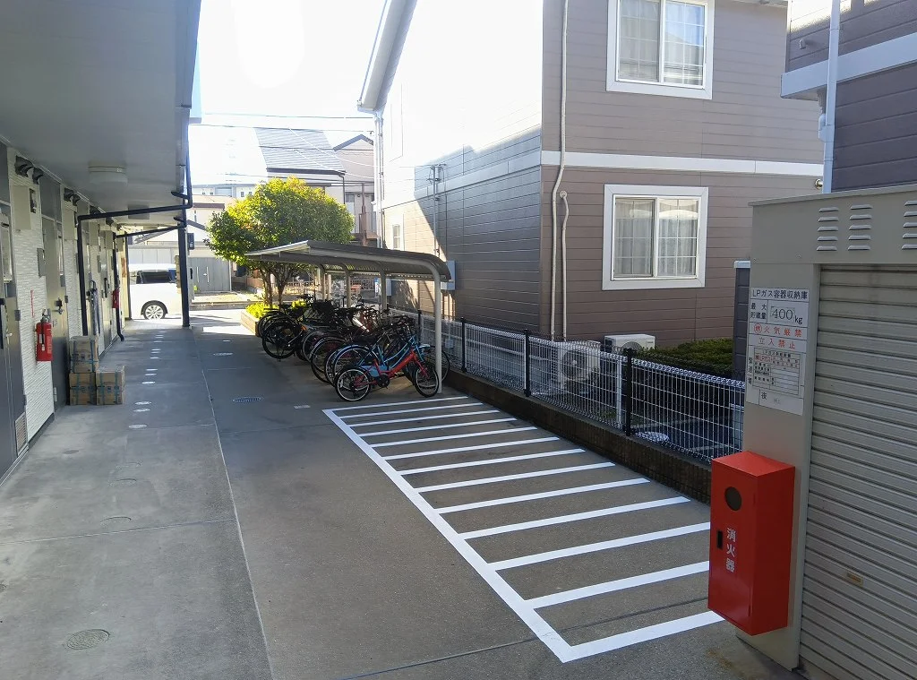 屋根付き駐輪場