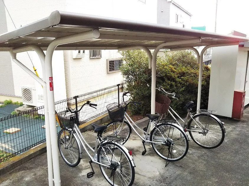 無料駐輪場完備です。