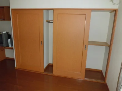 大きなクローゼット。