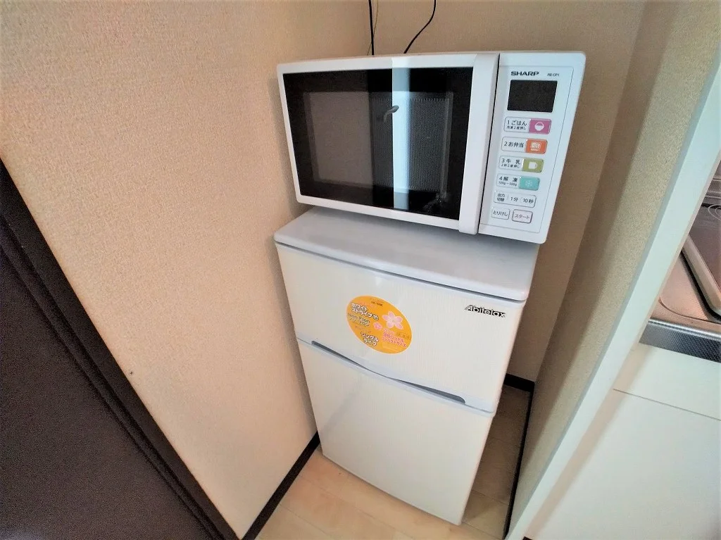 電子レンジと冷蔵庫