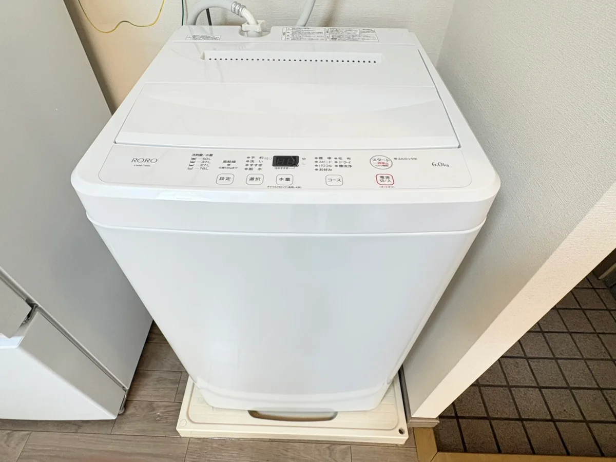 洗濯機は室内に設置しております♪入居後すぐにご利用が可能です(^^♪タオル1式分もご用意しております☆彡