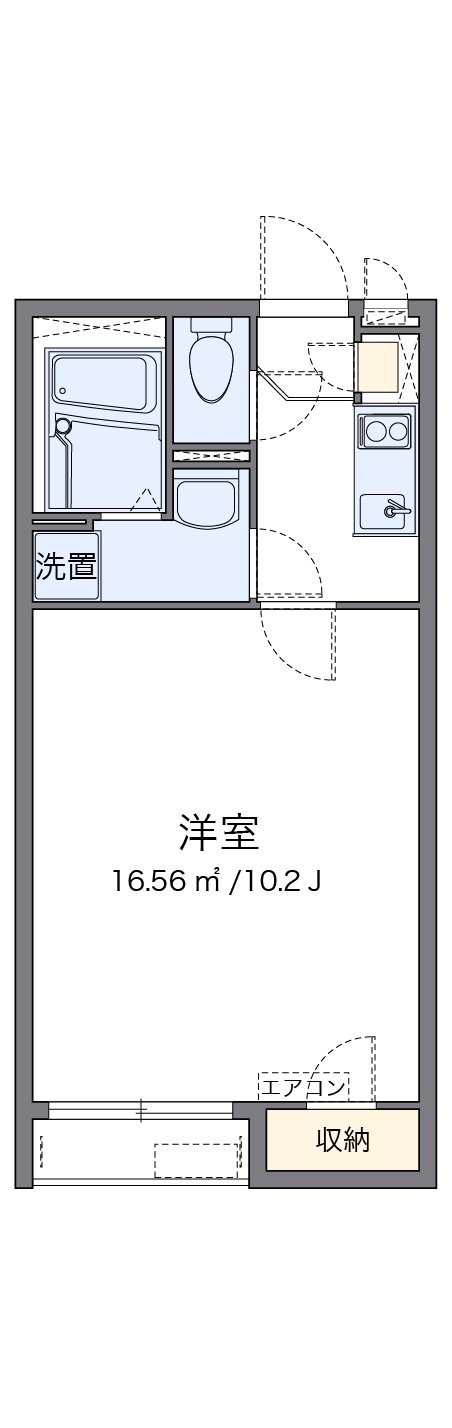 代表的な間取のため実際の間取とは異なる場合があります