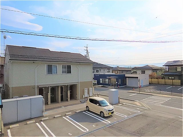 2階からのアングルです