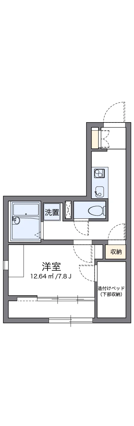 代表的な間取のため実際の間取とは異なる場合があります