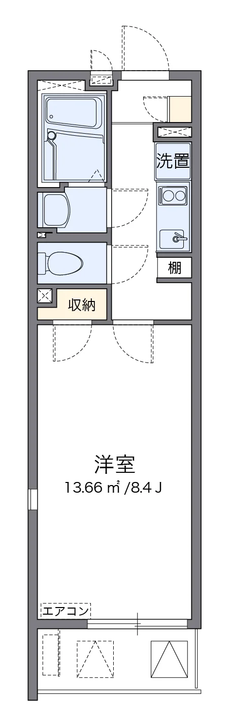 代表的な間取のため実際の間取とは異なる場合があります