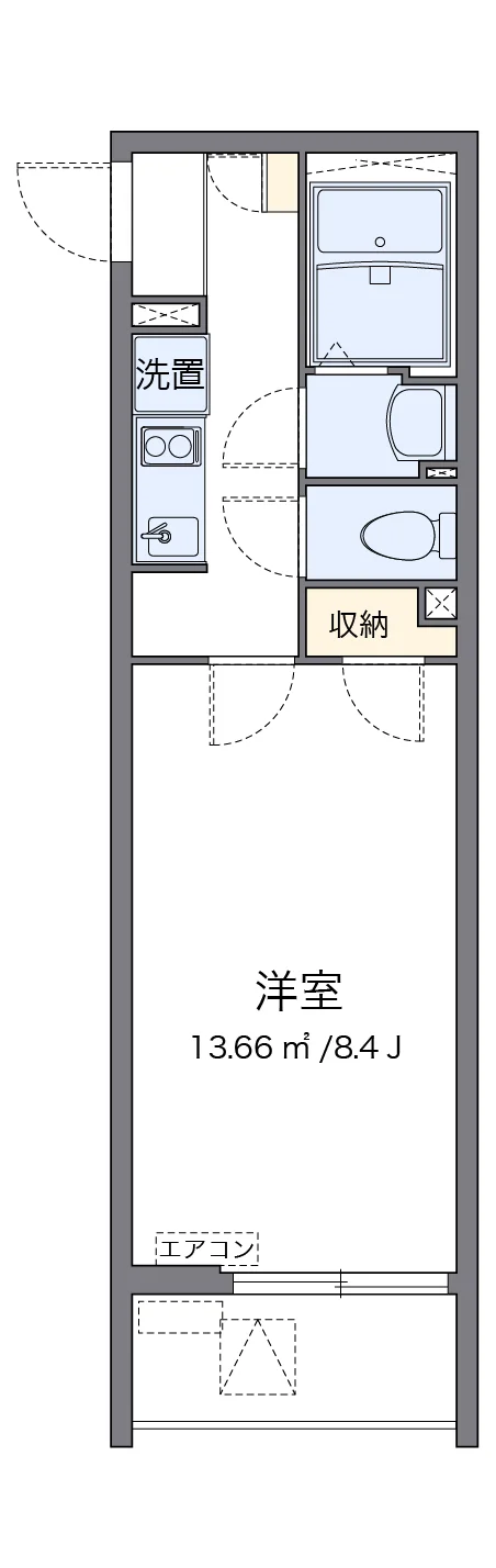 代表的な間取のため実際の間取とは異なる場合があります