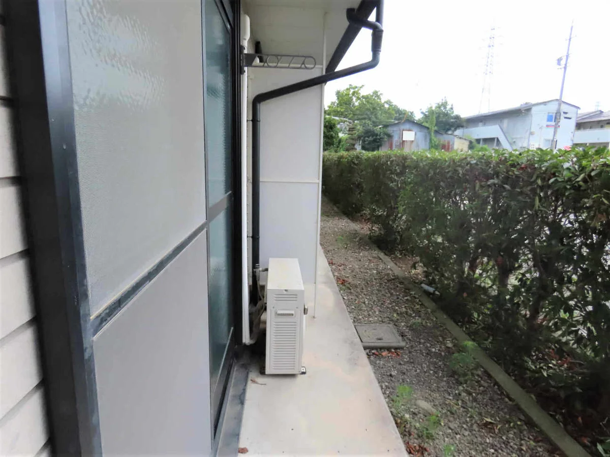 洗濯物を外干しできます