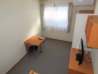 ベッド上からのアングルです