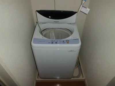 洗濯機も付いてます。