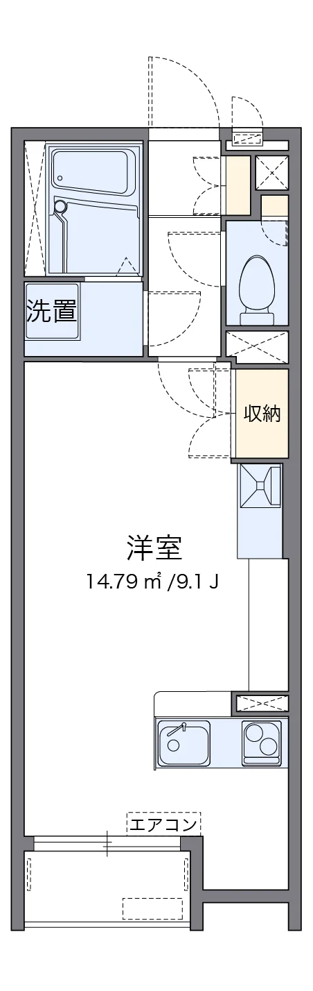 代表的な間取のため実際の間取とは異なる場合があります