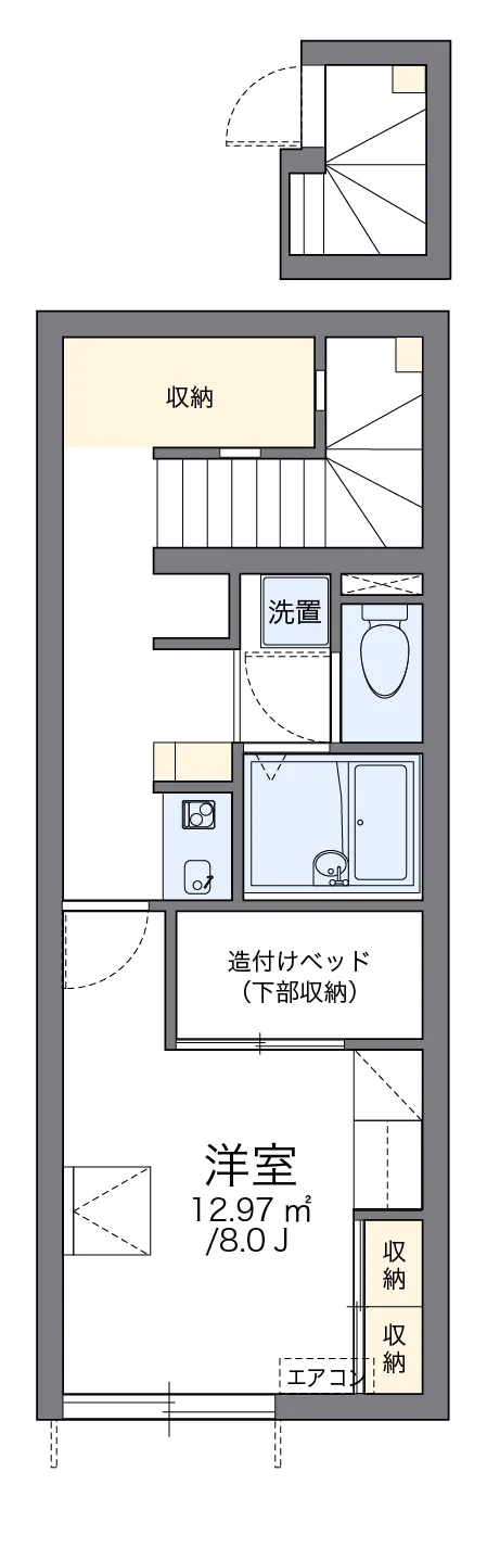 代表的な間取のため実際の間取とは異なる場合があります