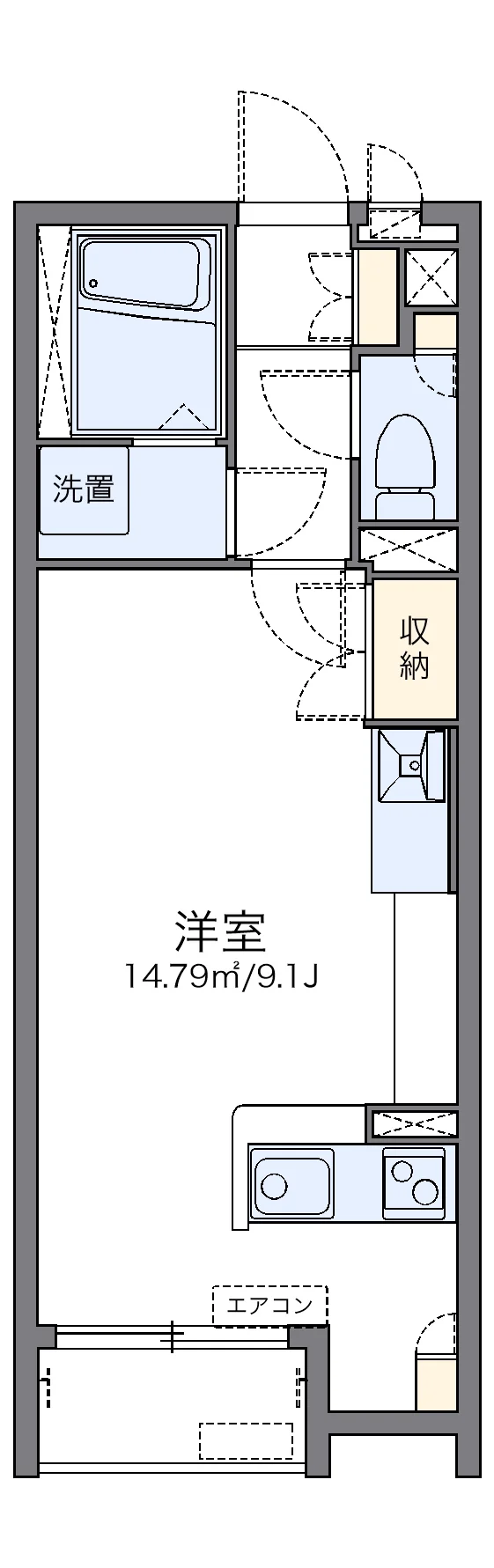 代表的な間取のため実際の間取とは異なる場合があります