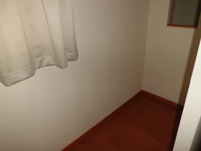 階段脇のフリースペース。