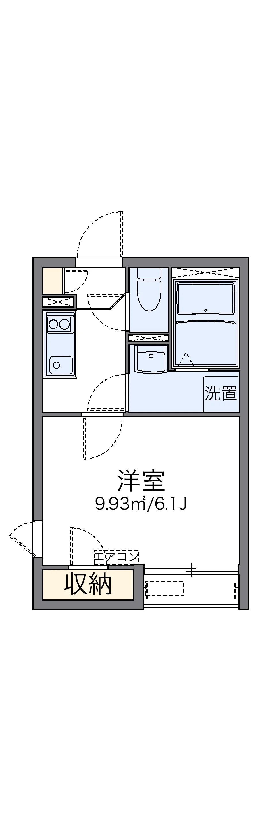代表的な間取のため実際の間取とは異なる場合があります