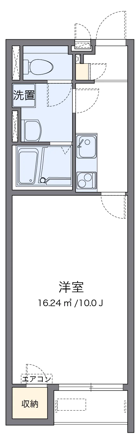 代表的な間取のため実際の間取とは異なる場合があります