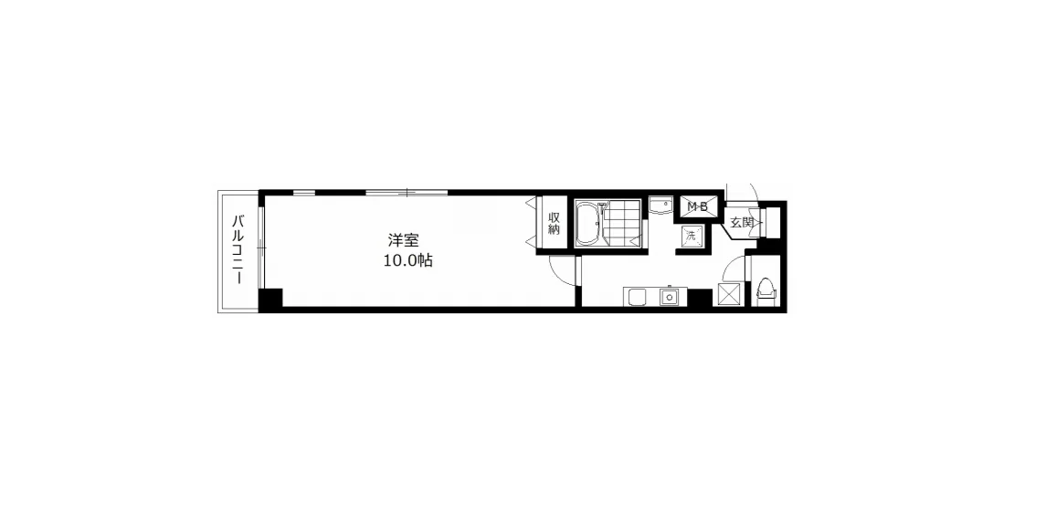 広々10帖部屋です。