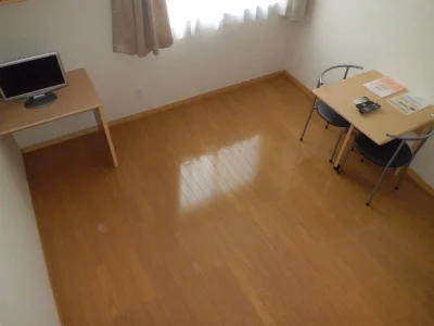 ベッド上から下を見下ろすと・・・