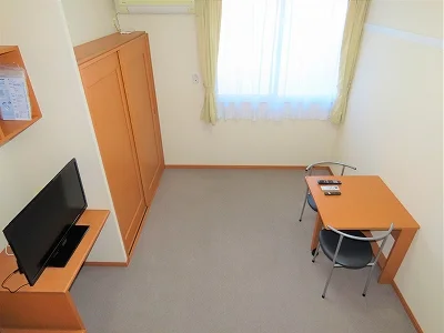 ベッド上からのアングルです