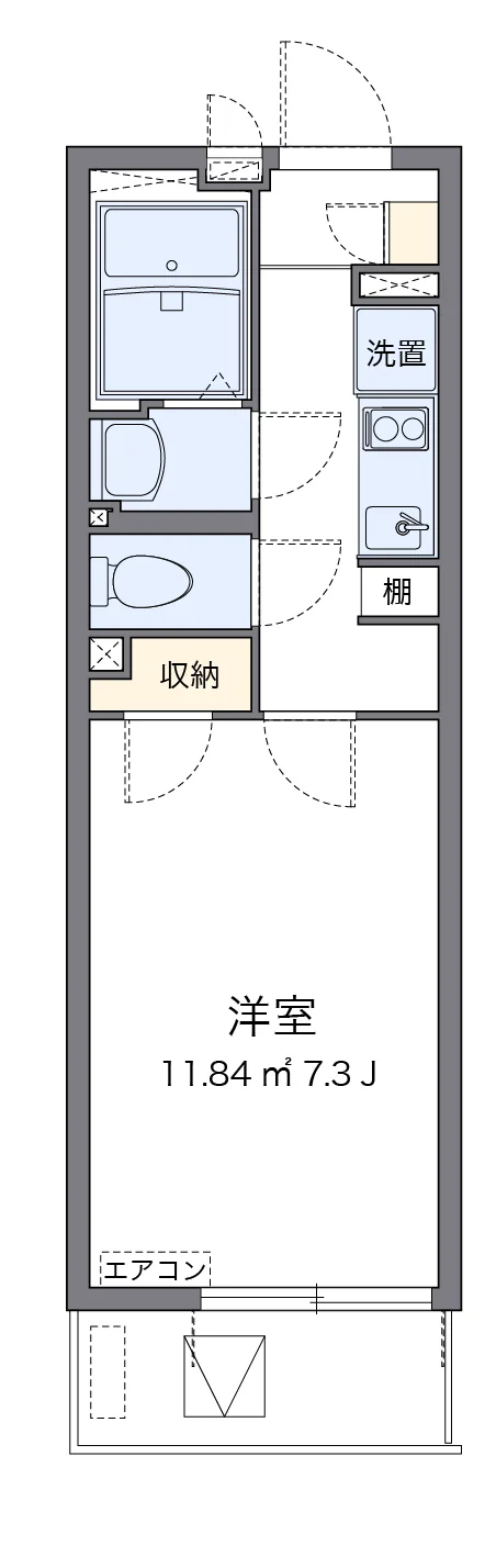 代表的な間取のため実際の間取とは異なる場合があります