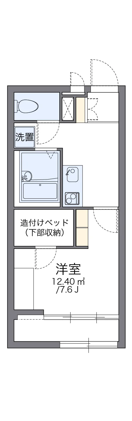 代表的な間取のため実際の間取とは異なる場合があります