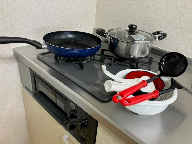 調理器具も充実しております。