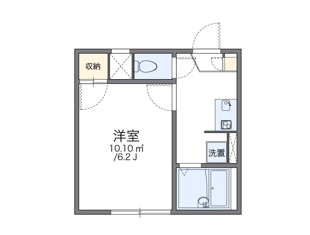 代表的な間取のため実際の間取とは異なる場合があります