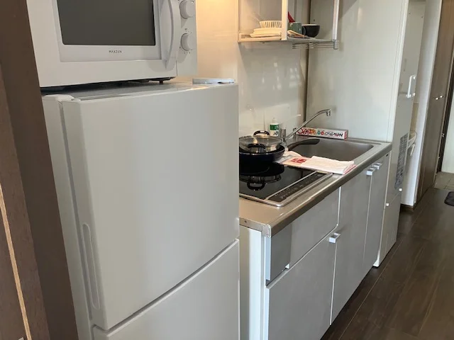 冷蔵庫も付いています。