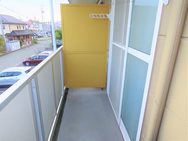 洗濯物を外干しできます