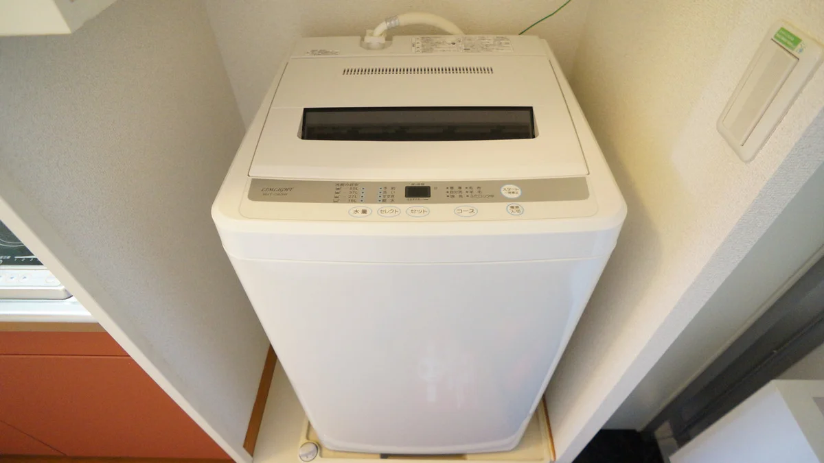 便利な室内洗濯機置き場♪