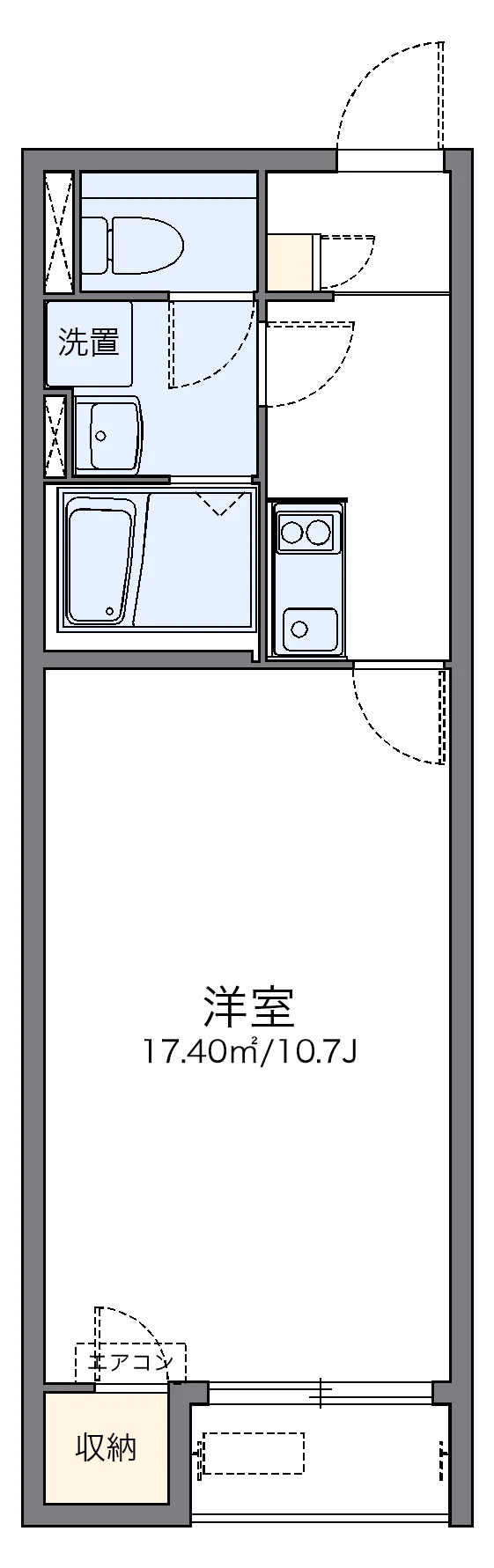 代表的な間取のため実際の間取とは異なる場合があります